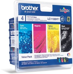 Brother LC1100HYVAL Pachet cartuse BK+C+M+Y (Hy)