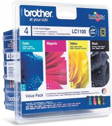 Brother LC1100VAL Pachet Cerneala Color, 1.425 pagini
