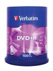 Verbatim DVD+R 16X 4,7GB AZO Matt Silver ( 43551), set/100 bucati spindle