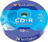 Verbatim CD-R 52x 700 Mb Extra Protection, 10 buc/folie
