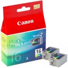 Canon BCI-16C  pachet 2 x cartus Color, 100 pagini