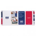 HP C4822A Magenta Printhead + Printhead Cleaner (80)