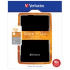 VERBATIM HDD 500GB STORE N GO BLACK (53029)
